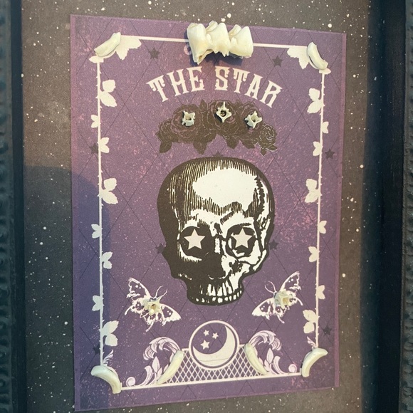 Tarot, teeth and vertebrae taxidermy art - Picture 3 of 5